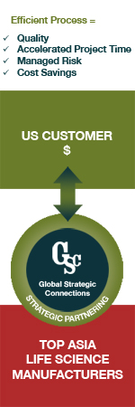 Process - US Customer & Top Asia Life Science Manufacturers